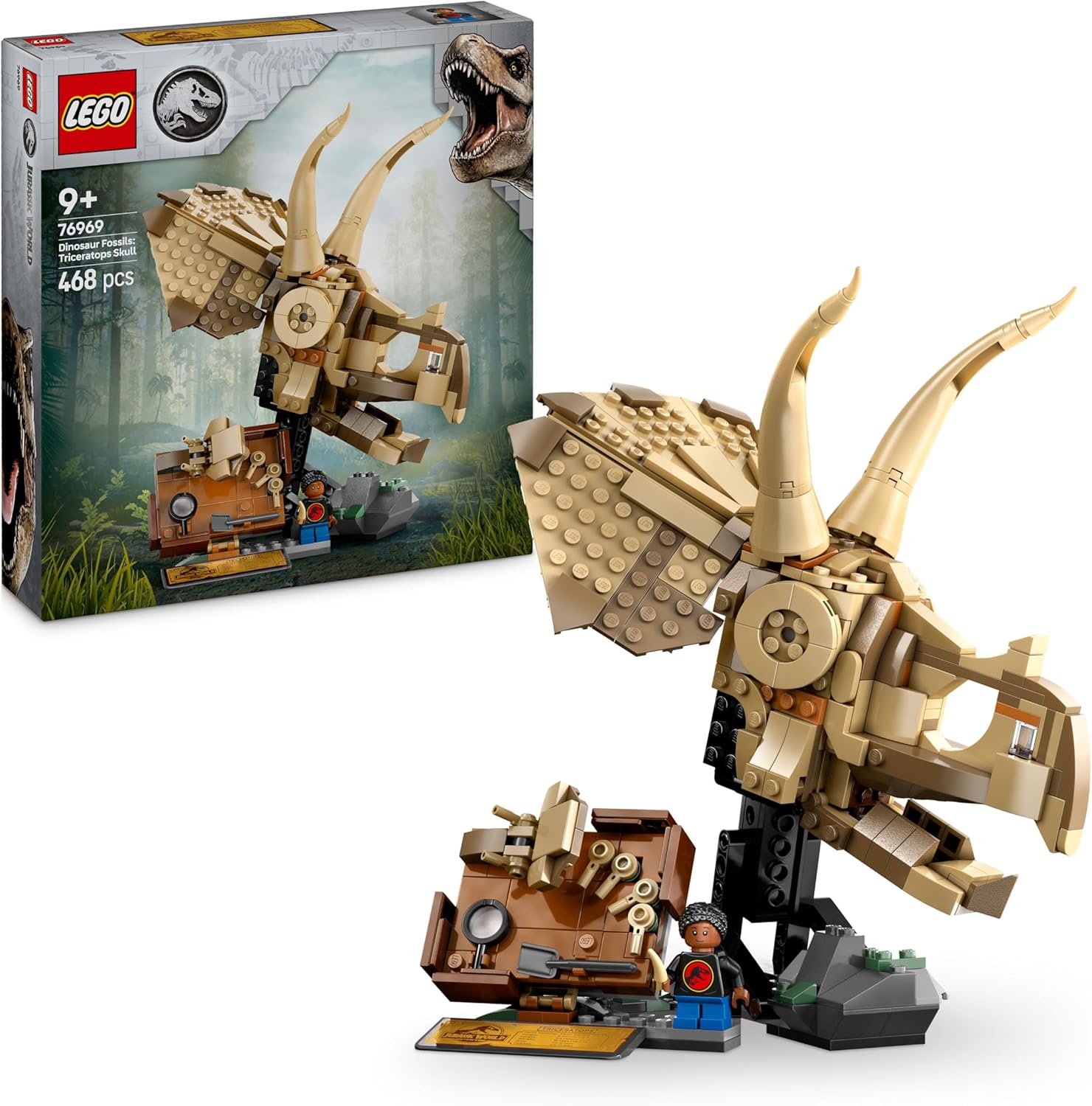 LEGO 76969 DINOSAUR FOSSILS: TRICERATOPS SKULL