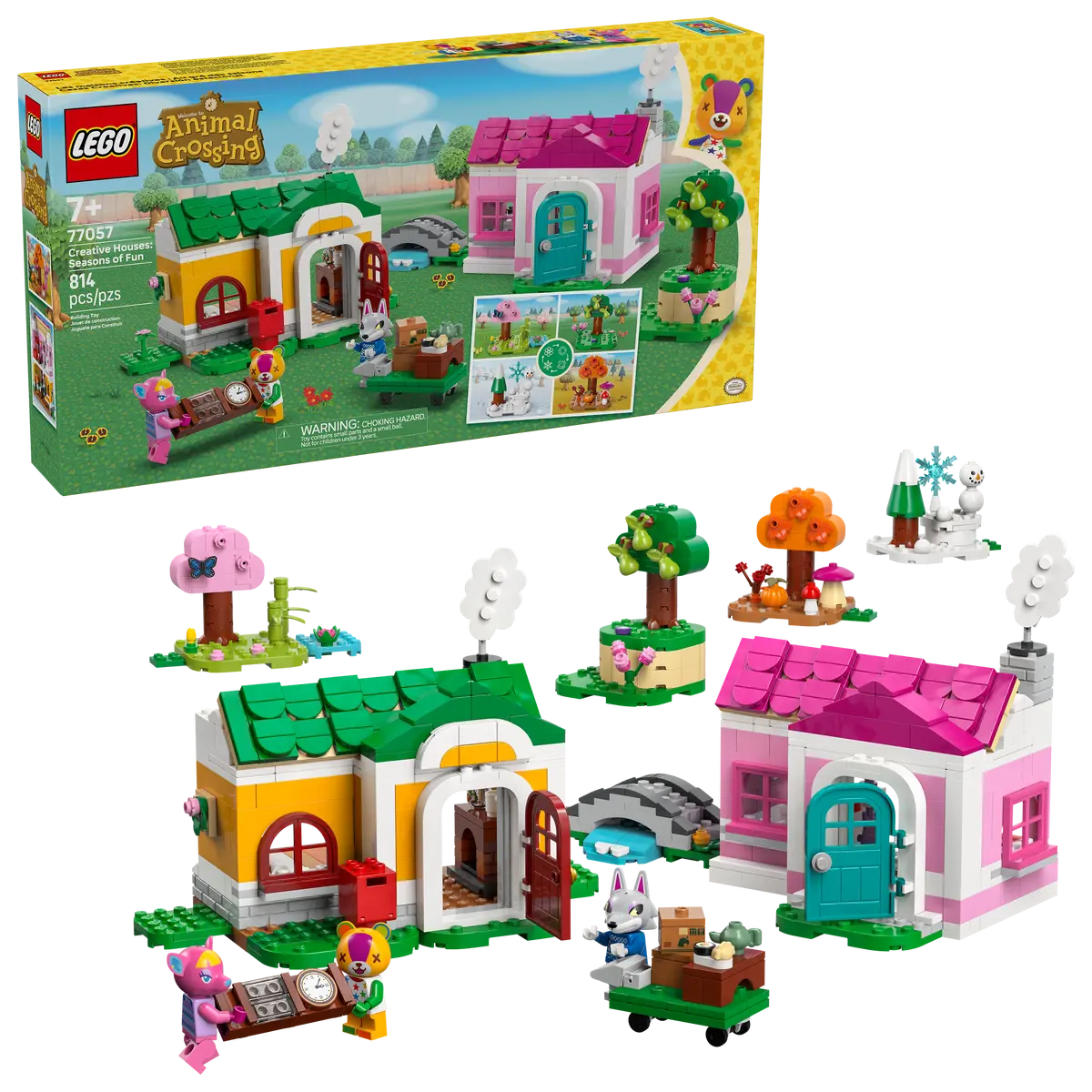 LEGO 77057 ANIMAL CROSSING CREATIVE HOUSES: SEASONS OF FUN