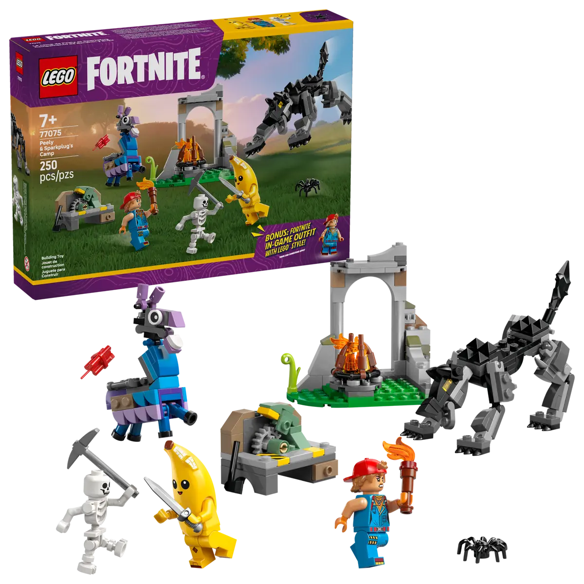 LEGO 77075 FORTNITE PEELY & SPARKPLUG'S CAMP
