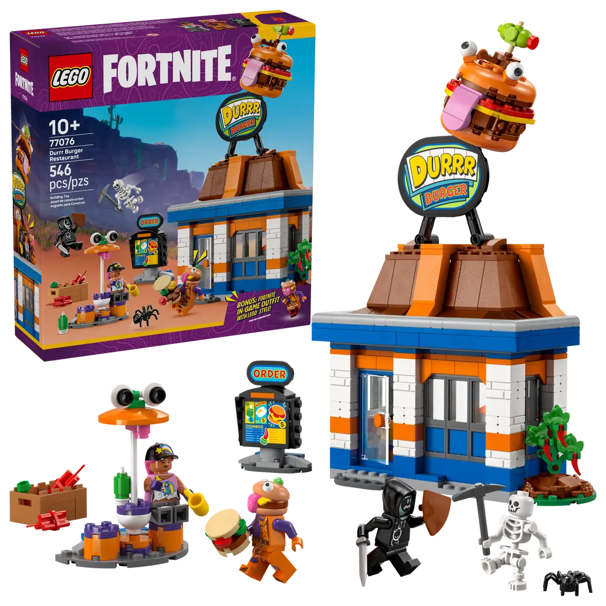 LEGO 77076 FORTNITE DURR BURGER RESTAURANT