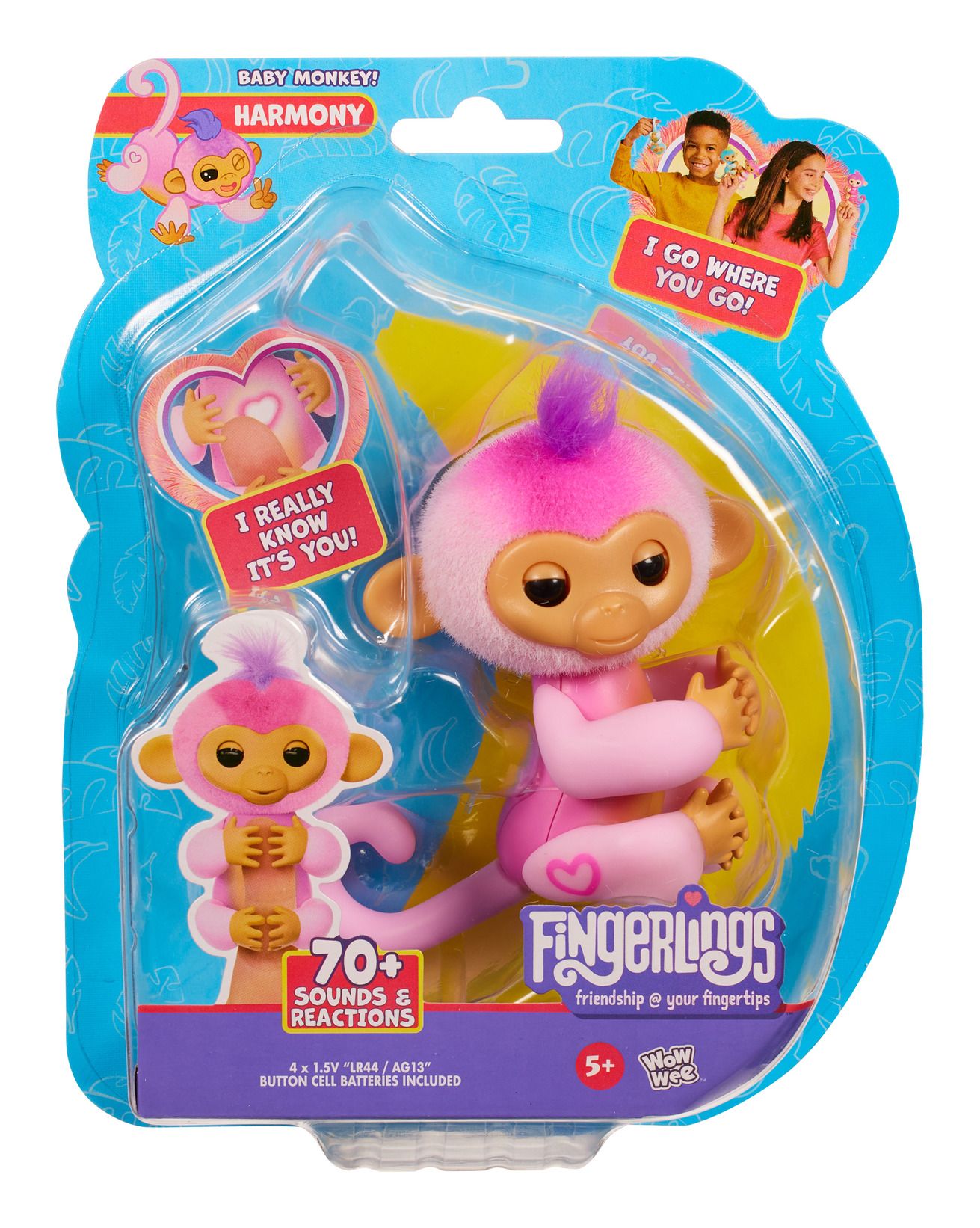 FINGERLINGS 3111 BABY MONKEY HARMONY