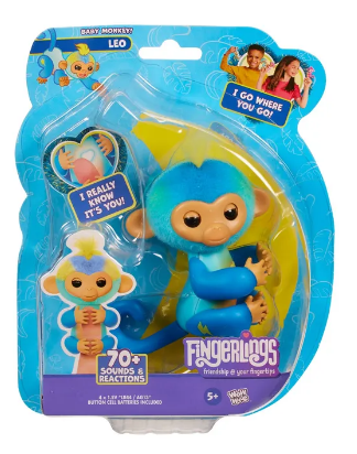 FINGERLINGS 3115 BABY MONKEY LEO