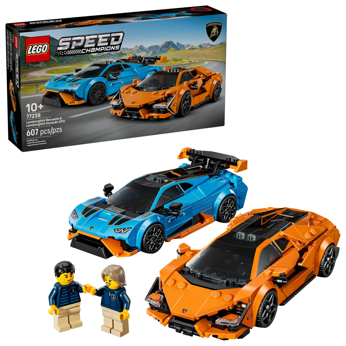 LEGO 77238 SPEED CHAMPIONS LAMBORGHINI REVUELTO & HURACAN STO