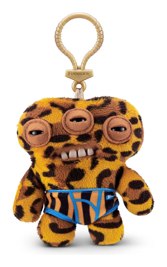 FUGGLER 15705B ANNOYED ALIEN LEOPARD KEYRING