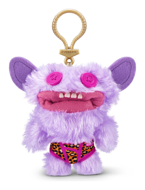 FUGGLER 15705A GRIN GRIN PURPLE KEYRING
