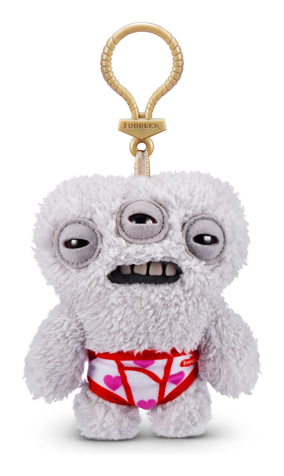 FUGGLER 15705M ANNOYED ALIEN GREY KEYRING
