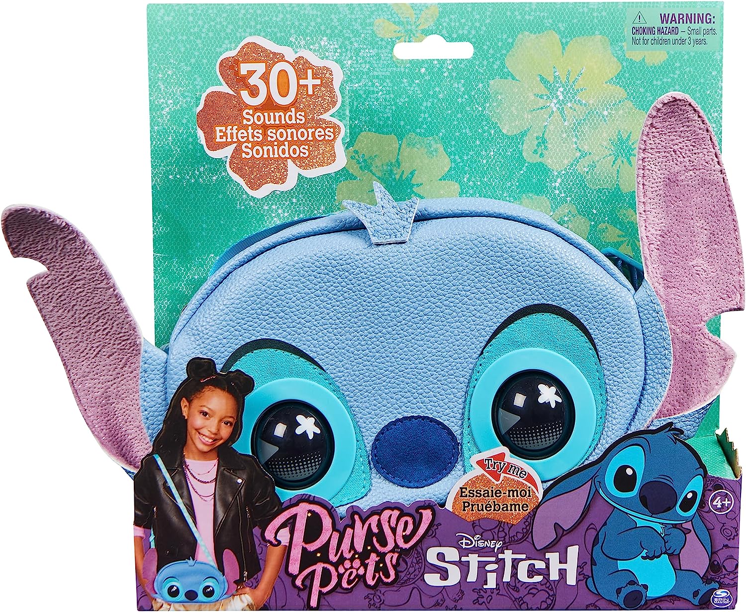 PURSE PETS 20142724 DISNEY STITCH INTERACTIVE SHOULDER BAG