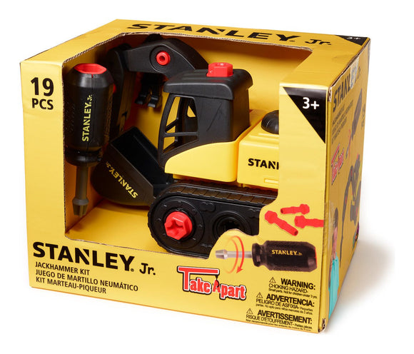 STANLEY JR TAKE-A-PART EXCAVATOR KIT 18PCS