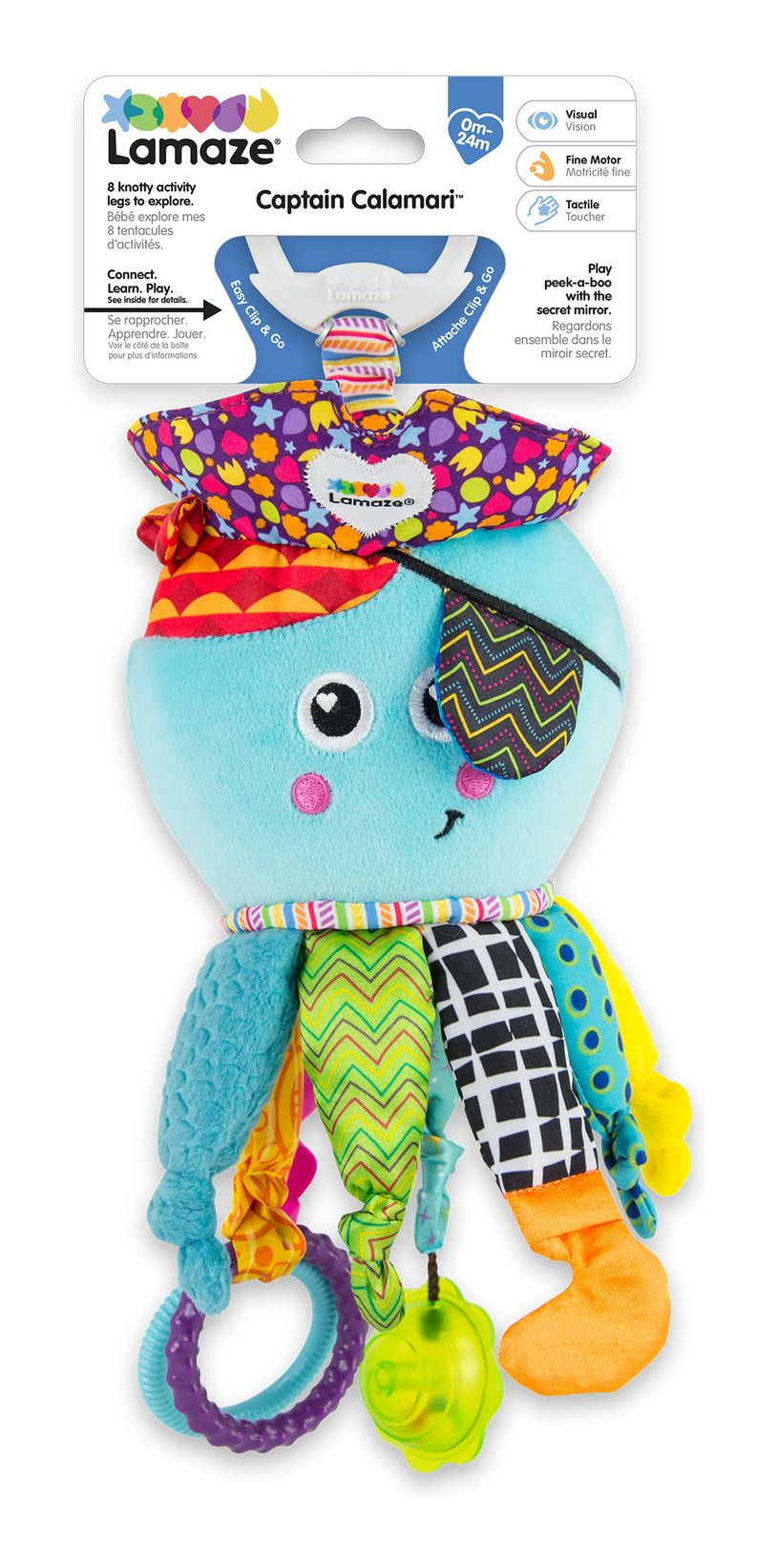 LAMAZE L27068 CLIP AND GO CAPTAIN CALAMARI