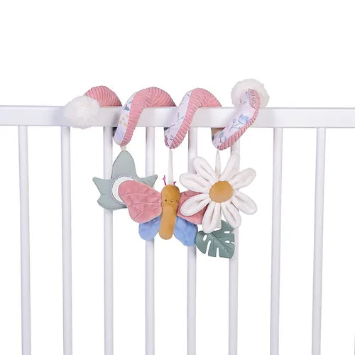 Redkite Spiraloo Pushchair Car Seat Cot Spiral Toy Rose & Ivy