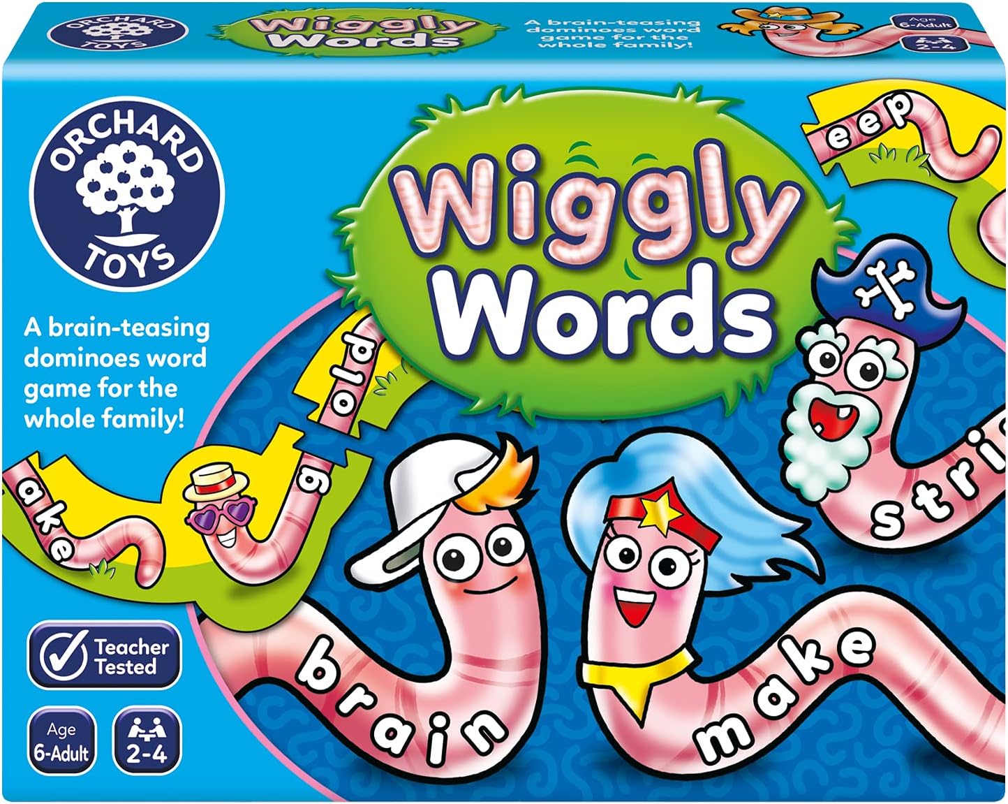 ORCHARD TOYS 105 WIGGLY WORDS GAME