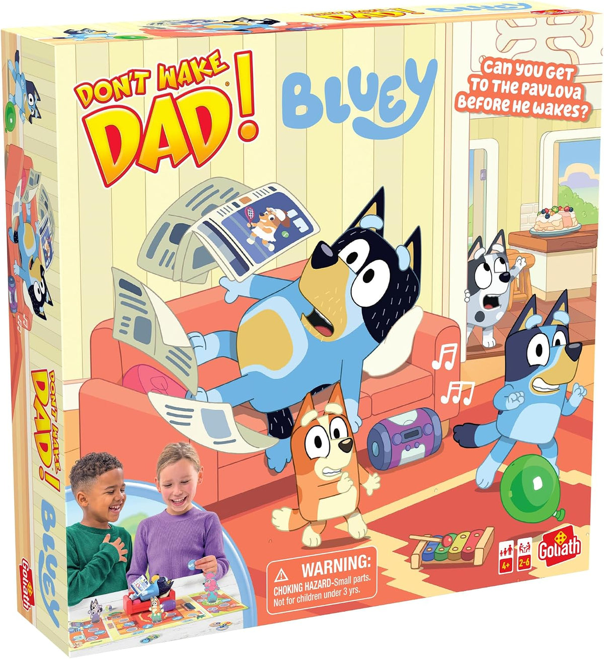 GOLIATH GAMES 937448 BLUEY DON'T WAKE DAD! GAME