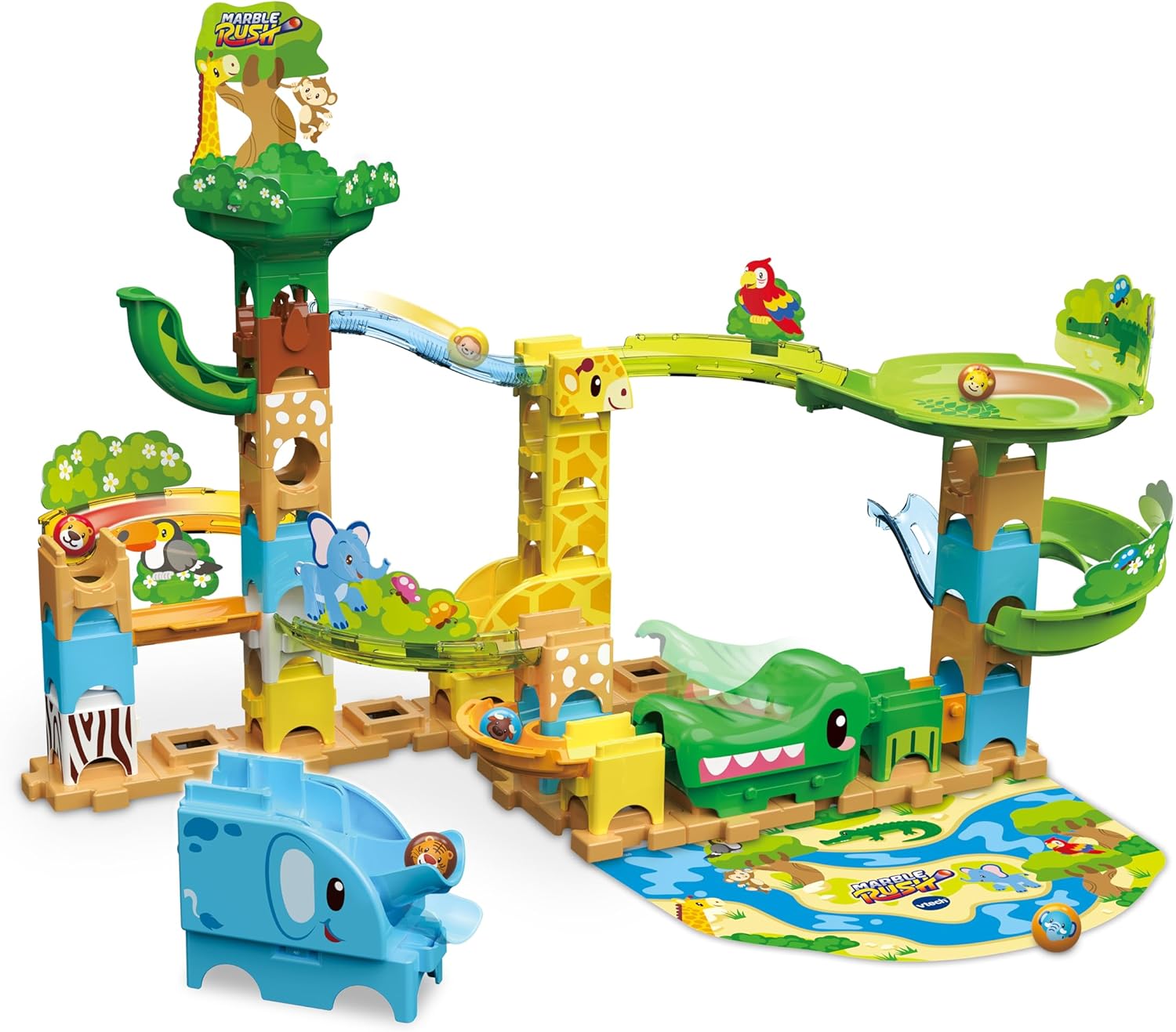 VTECH 587703 MARBLE RUSH JUNIOR SAFARI SLIDES