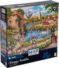 HOUSE OF PUZZLES HP0584 DOGGY PADDLE 1000 PIECE PUZZLE