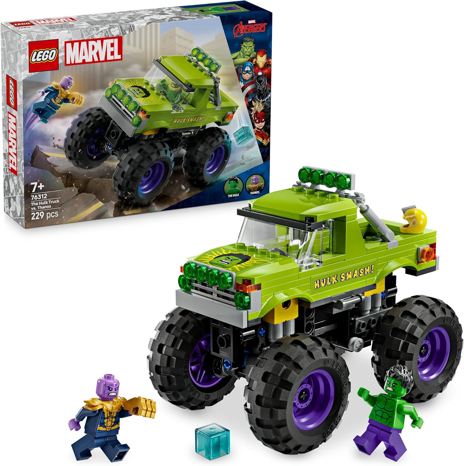 LEGO 76312 MARVEL THE HULK TRUCK VS THANOS