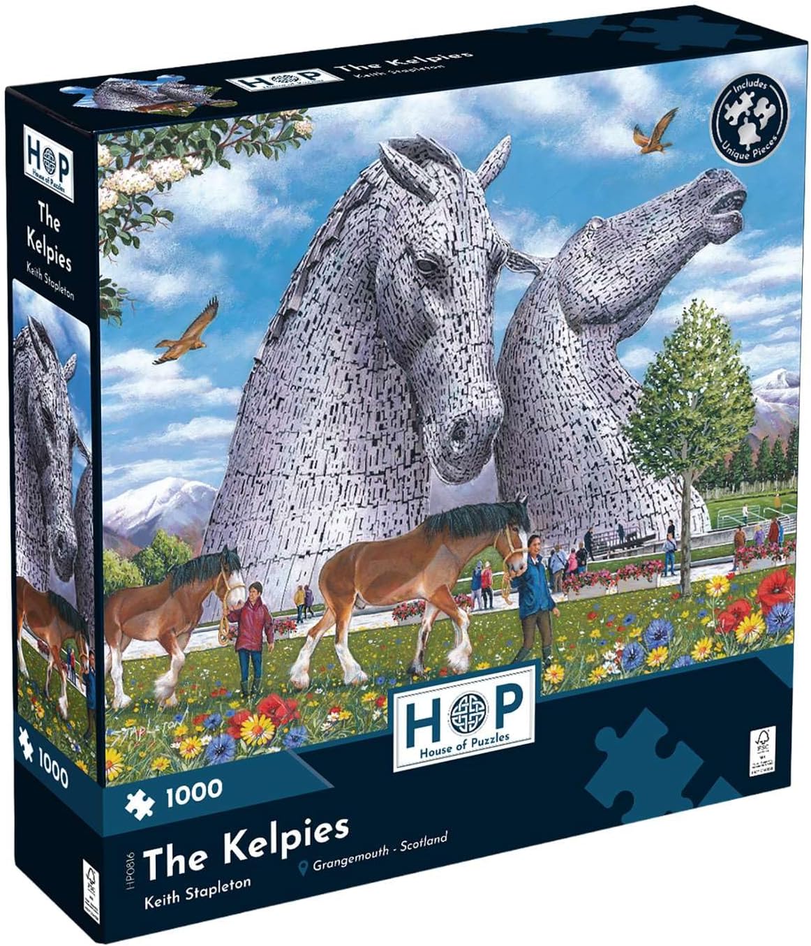 HOUSE OF PUZZLES HP0816 THE KELPIES 1000 PIECE PUZZLE