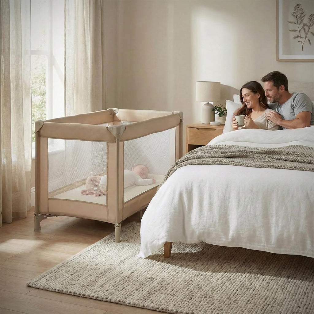 RedKite Travel Cot Biscotti Beige