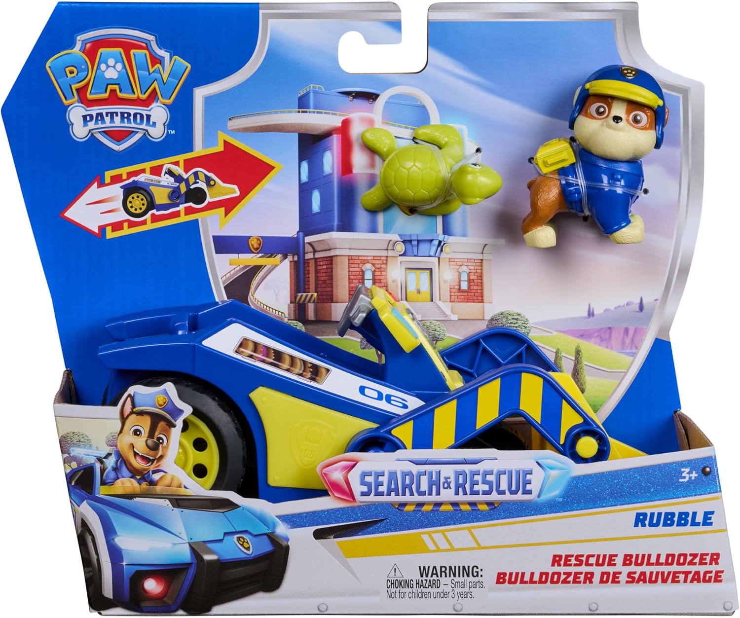PAW PATROL 6075444 SEARCH AND RESCUE BULLDOZER RUBBLE
