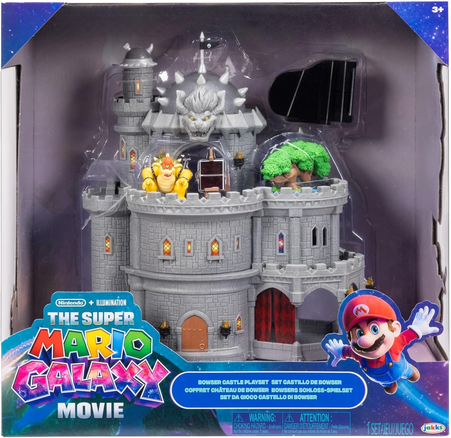 SUPER MARIO GALAXY MOVIE 43225 BOWSER CASTLE PLAYSET