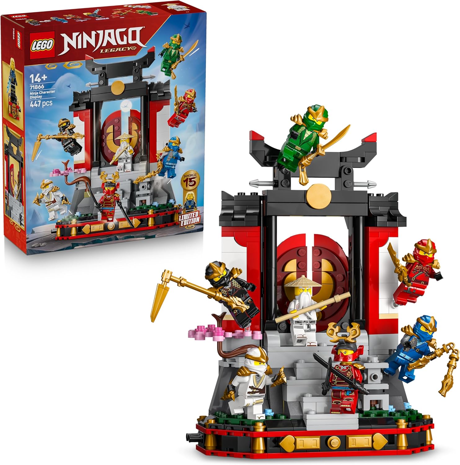 LEGO 71866 NINJAGO NINJA CHARACTER DISPLAY 15TH ANNIVERSARY