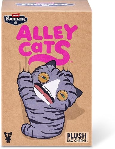 FUGGLER 15789 ALLEY CATS PLUSH BAG CHARMS BLIND BOX
