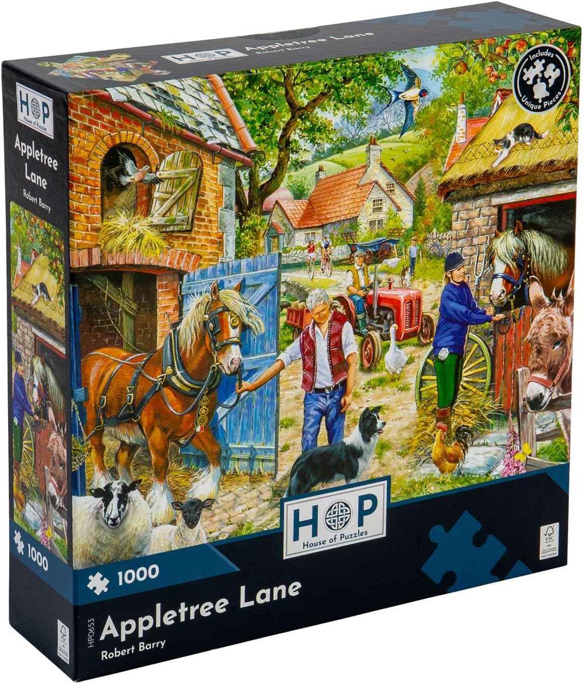 HOUSE OF PUZZLES HP0653 APPLETREE LANE 1000 PIECE PUZZLE