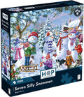 HOUSE OF PUZZLES HP0779 SEVEN SILLY SNOWMEN 1000 PIECE PUZZLE