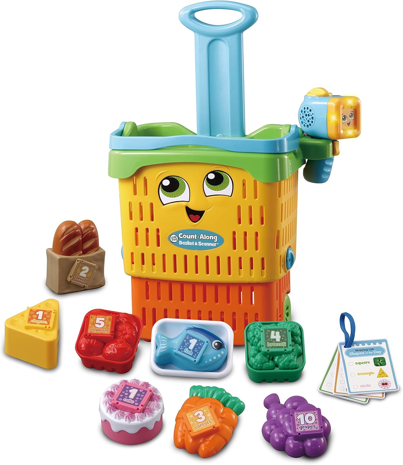 LEAPFROG 614203 COUNT ALONG BASKET & SCANNER