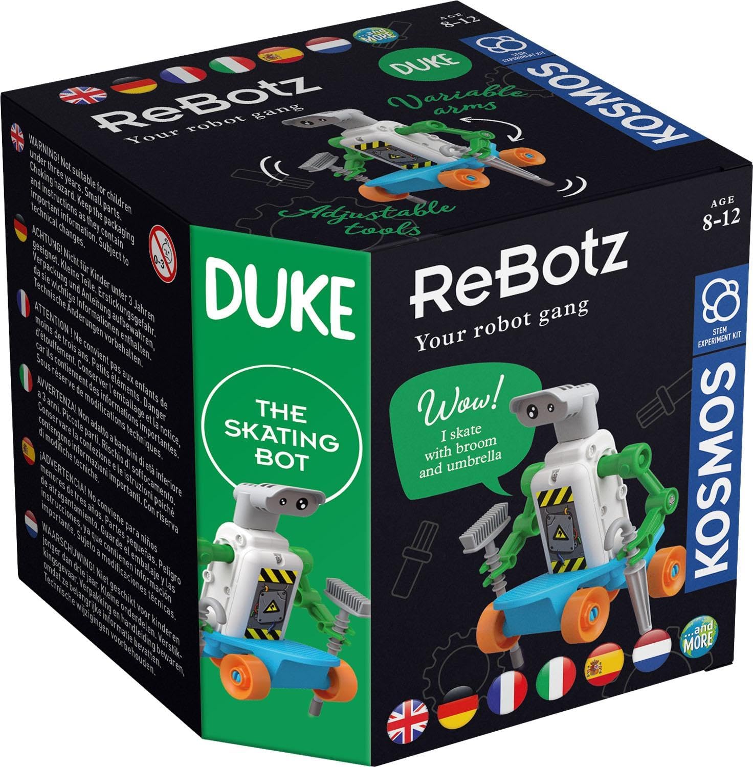 THAMES & KOSMOS 617066 REBOTZ DUKE THE SKATING BOT