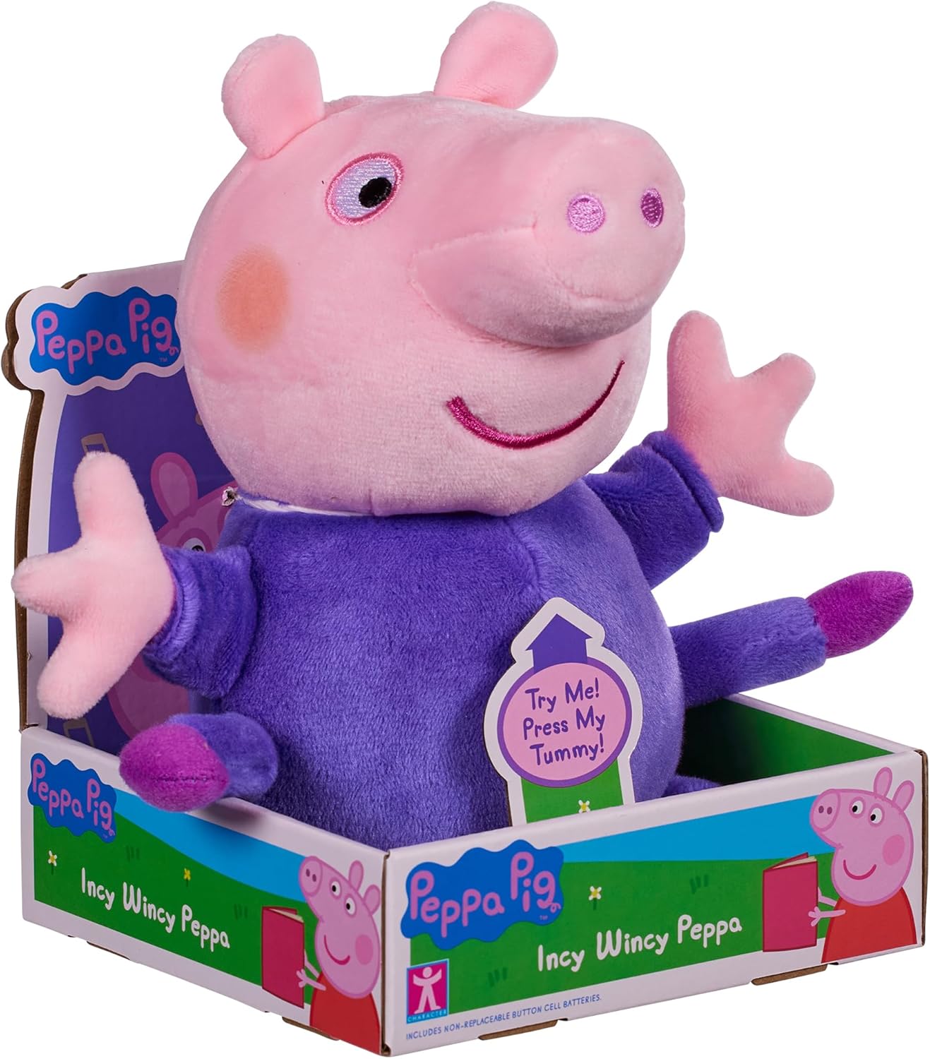 PEPPA PIG 81263 INCY WINCY PEPPA SINGING SOFT TOY