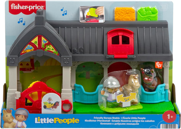 FISHER PRICE HWR84 LITTLE PEOPLE FRIENDLY HORSES STABLE