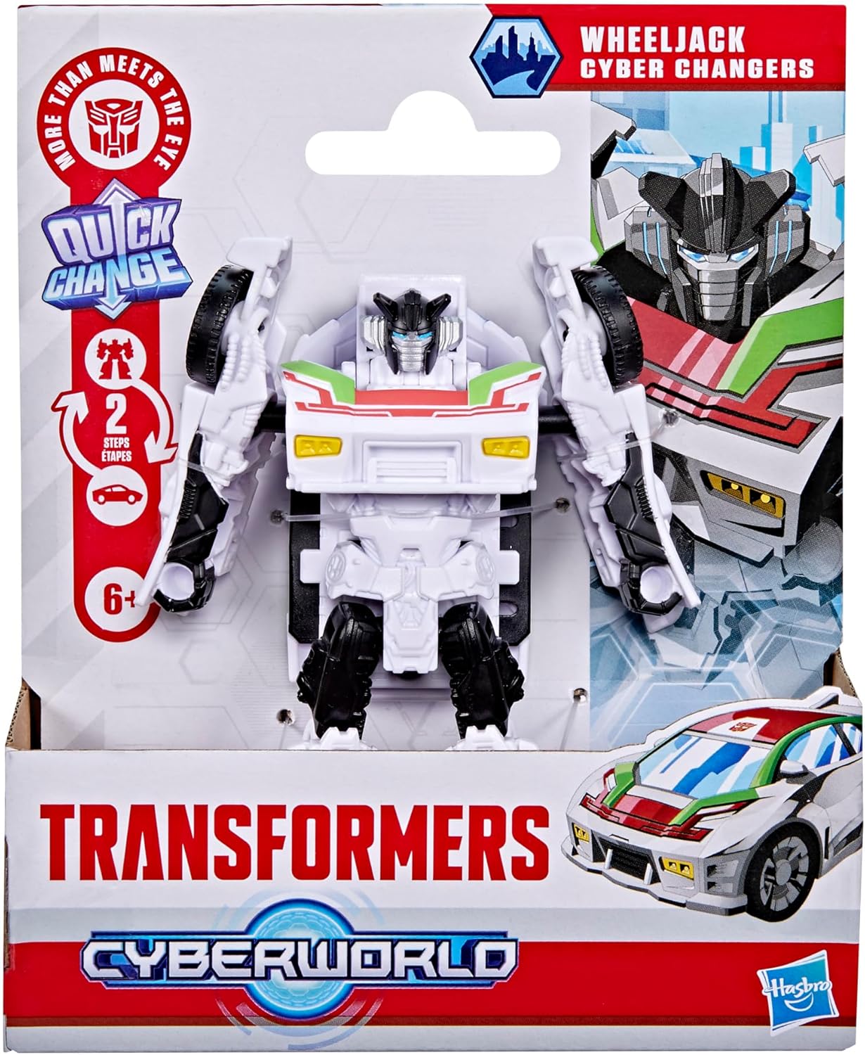 TRANSFORMERS CYBERWORLD G1047 WHEELJACK CYBER CHANGERS 4 INCH