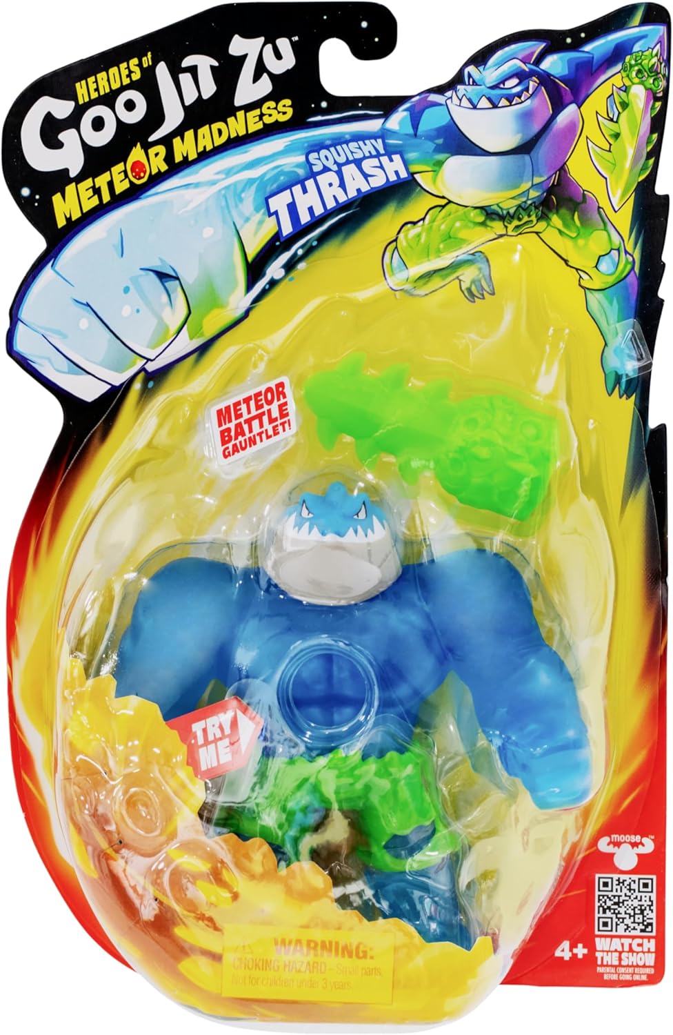 HEROES OF GOO JIT ZU 43015 METEOR MADNESS SQUISHY THRASH HERO PACK