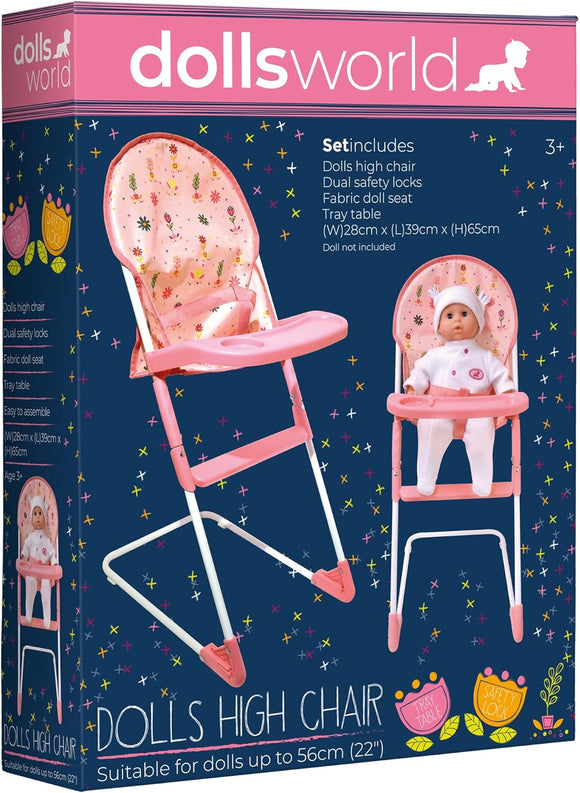 DOLLS WORLD 78704 DOLLS HIGH CHAIR