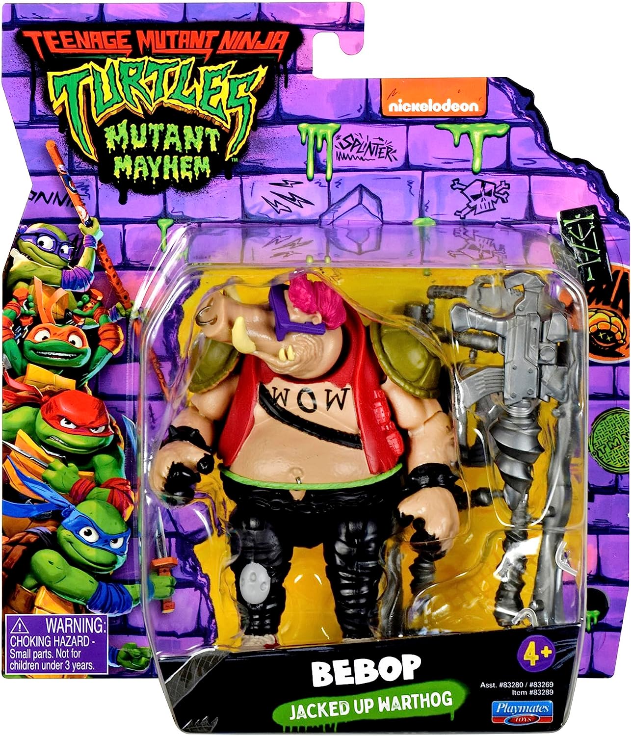 TEENAGE MUTANT NINJA TURTLES MUTANT MAYHEM 83289 BEBOP JACKED UP WARTHOG