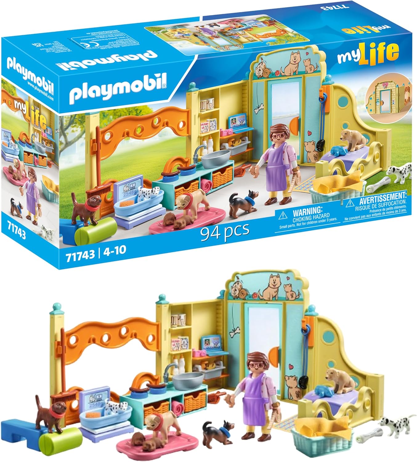 PLAYMOBIL 71743 MY LIFE PUPPY CARE CENTRE