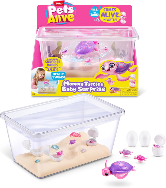 ZURU PETS ALIVE 9560 MAMA TURTLE AND BABY SURPRISE