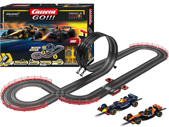 CARRERA GO! SUPER FORMULA 1 TEAM 1:43 SCALE 3.5 METRE SLOT CAR RACE TRACK