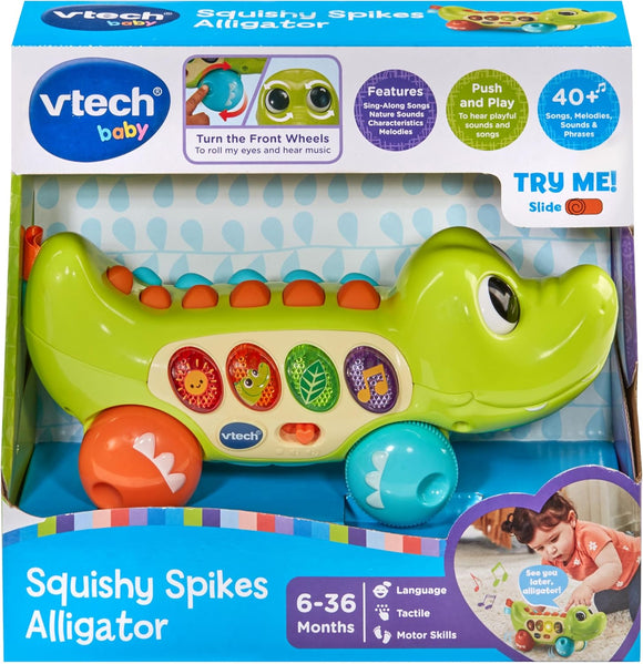 VTECH 567303 SQUISHY SPIKES ALLIGATOR