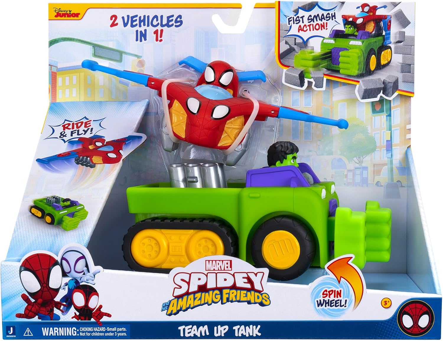MARVEL SPIDEY AND HIS AMAZING FRIENDS SNF0323 TEAM UP TANK