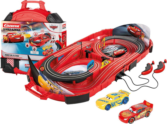 CARRERA SPEED ARENA DISNEY CARS RACE IN CASE RACE TRACK