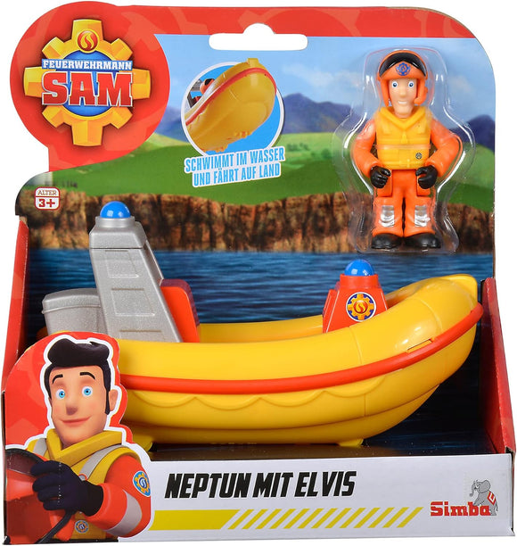FIREMAN SAM JUNIOR NEPTUNE WITH ELVIS FIGURE