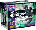 SCIENCE MAD 100X MICROSCOPE 30 PIECE SET