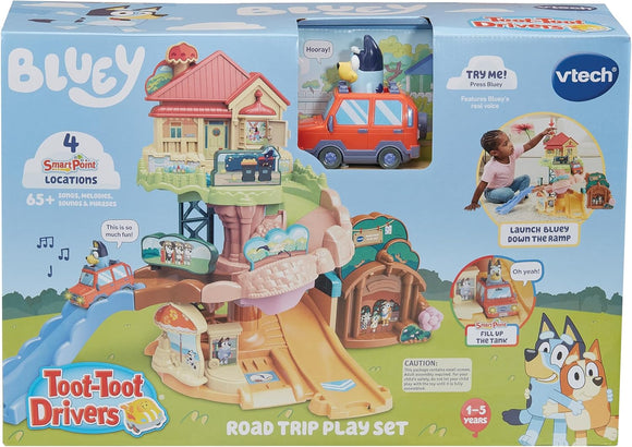 VTECH 584503 TOOT-TOOT DRIVERS BLUEY ROAD TRIP PLAYSET
