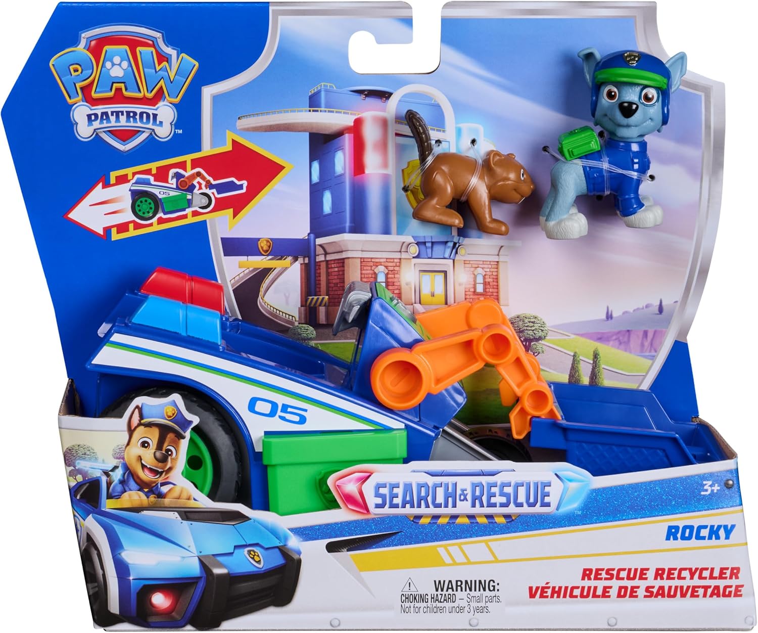 PAW PATROL 6075445 SEARCH AND RESCUE RECYCLER ROCKY