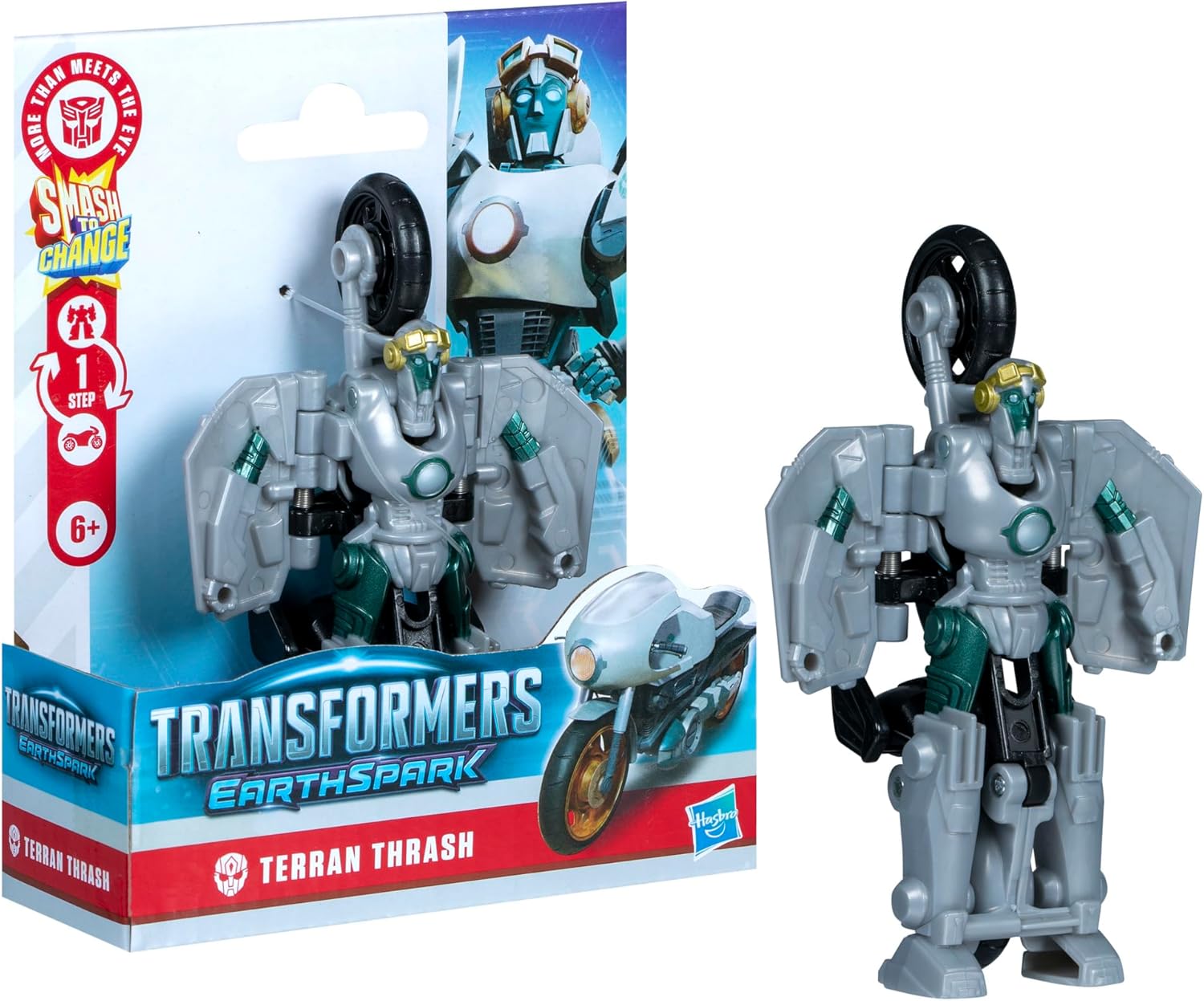 TRANSFORMERS EARTHSPARK G0998 TERRAN THRASH SMASH CHANGERS