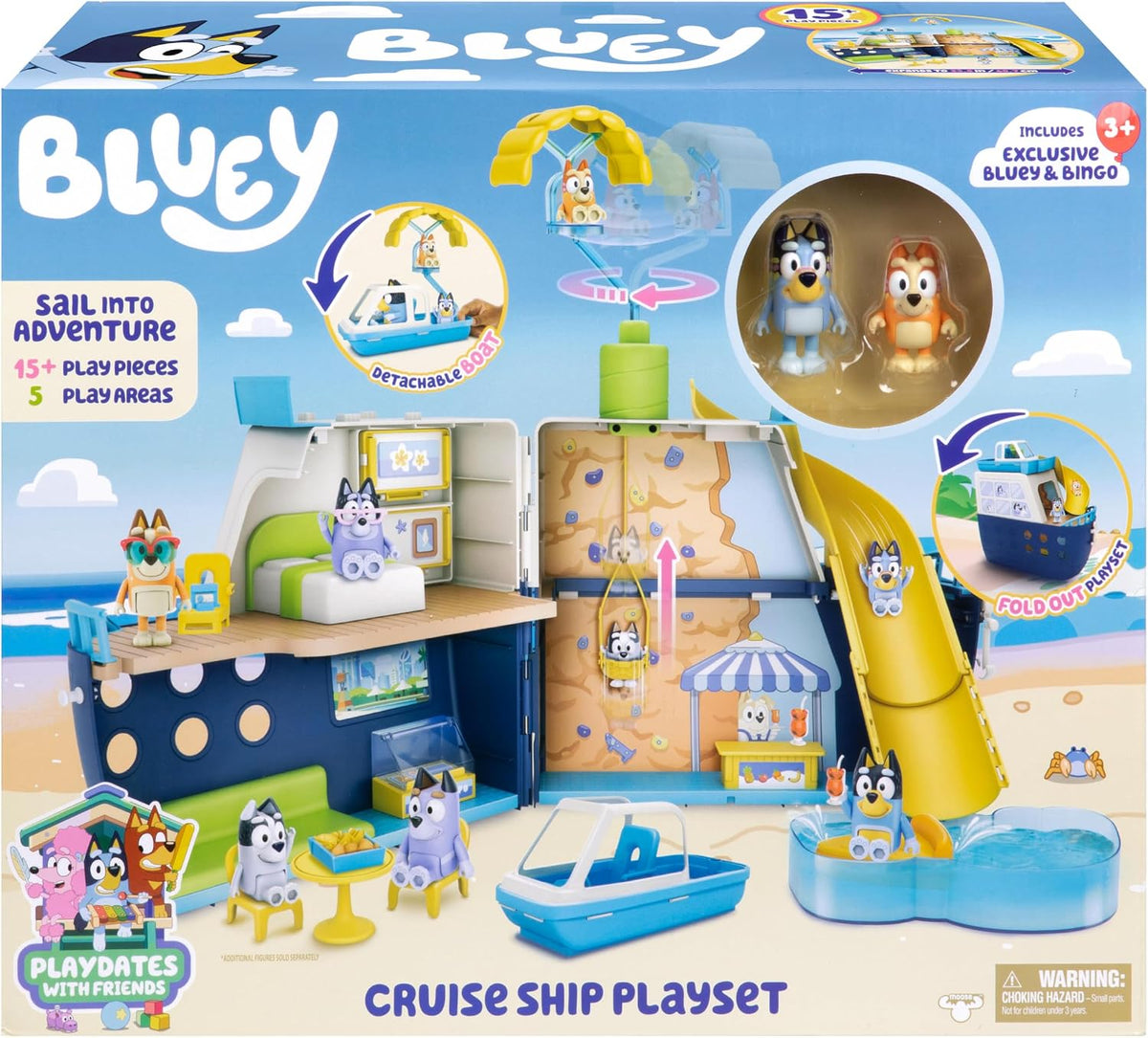 BLUEY 19393 CRUISE SHIP PLAYSET
