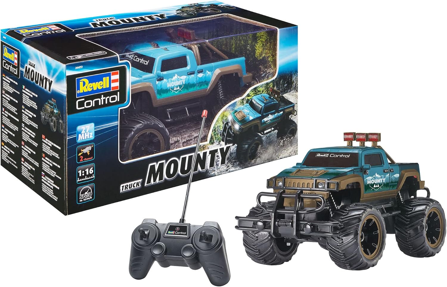 REVELL 24472 R/C TRUCK MOUNTY 1:16 SCALE