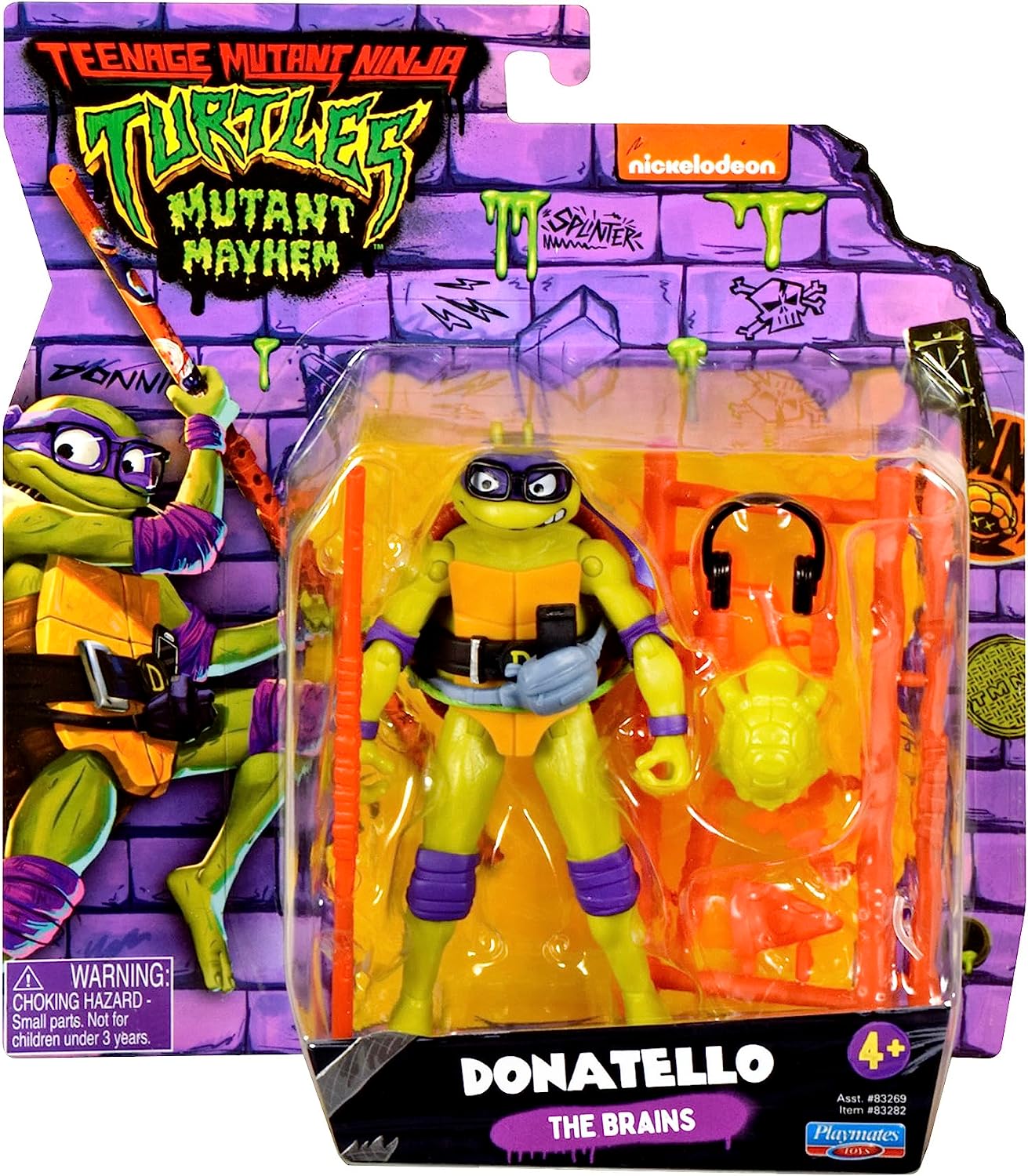 TEENAGE MUTANT NINJA TURTLES MUTANT MAYHEM 83282 DONATELLO THE BRAINS