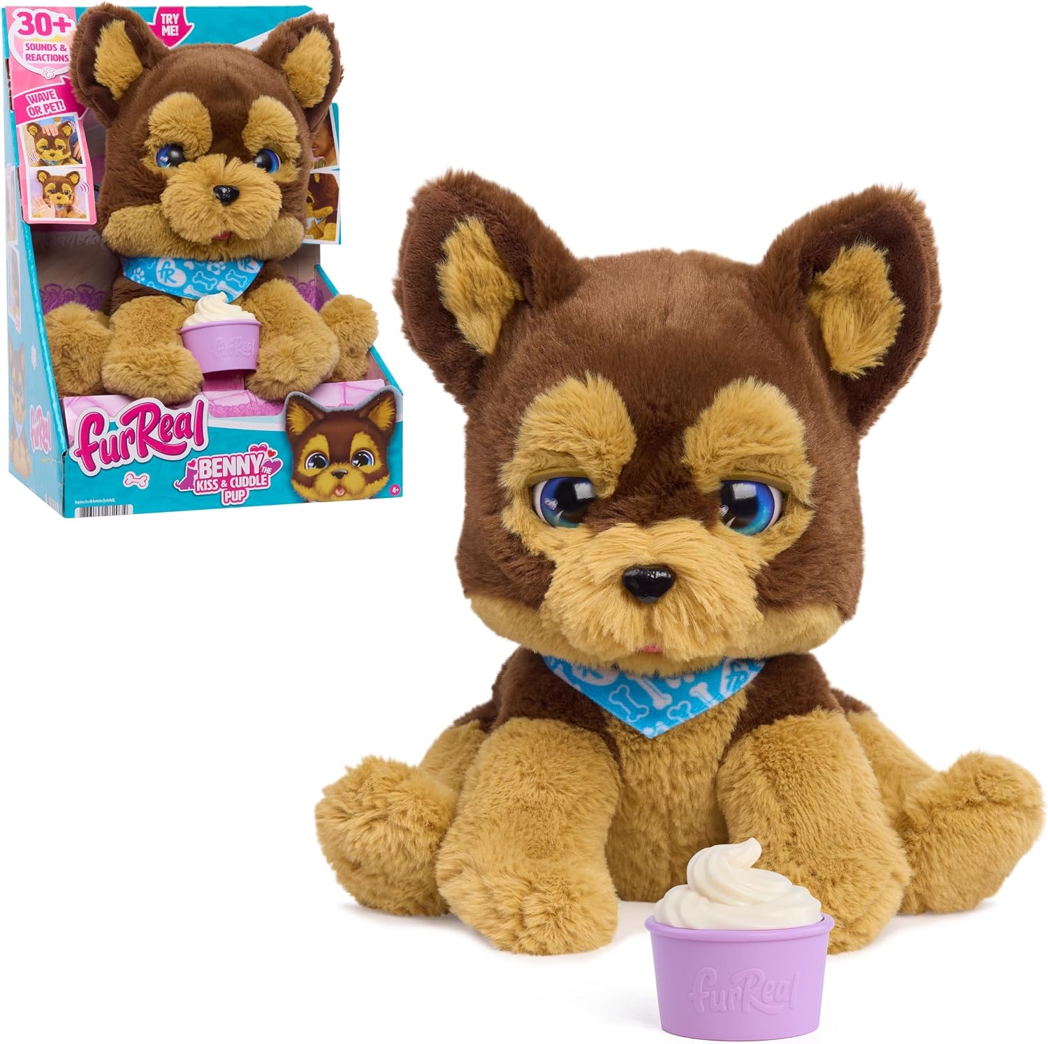 FURREAL 28203 BENNY KISS & CUDDLE PUP